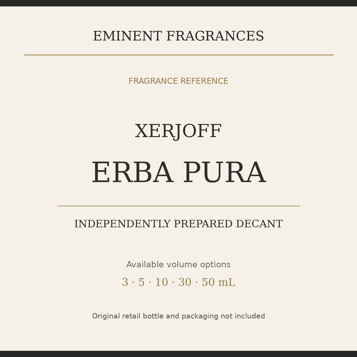 Xerjoff Erba Pura Decant